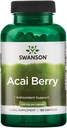 Swanson Acai Berry Antioxidant Ondersteuning 500 Milligrammen 120 Capsules
