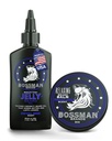 Bossman Jelly Baard Olie voor mannen & baard Balsem voor mannen Combo - Royal Oud Scent