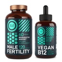 WILDE BRANDSTOF Mannelijke Vruchtbaarheid Supplement en vloeibare B12 Heren Gezondheid en Energie Bundel