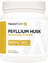 TransformHQ Hele Psyllium Husk 8 OZ Powder - 5000mg Per Serving - Glutenvrij, Non-GMO