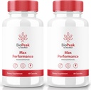 NutraRize (2 Pack) Biopiek Mannen Enhancement Pillen, BioPeak Man Capsules, Alle Natuurlijke Supplement voor Max Performance en Algemene Gezondheid, Officiële Bio Peak Pastillas Reviews (120 Capsules)