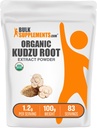 BulkSupplements.com Biologische Kudzu Root Extract Poeder - Kudzu Root Supplement, Kruidensupplement - Glutenvrij, 1.2g per portie, 100g (3,5 oz) (pack van 1)