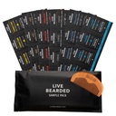 Live Bearded Beard Oil en Butter Grooming Kit Sample Pack met Comb, Bonus Gift - All-Natural Ingredients Shea, Argan, Jojoba - Growth Support - Made in the USA