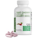 Bronson Tart Cherry Extract + Selderij Zaad Capsules - Krachtige Uric Acid Cleanse, Joint Mobility Support & Muscle Recovery Supplement - Niet GGO-formule, 120 Vegetarische Capsules