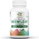 Biologische Aura Neem Capsules. 100% puur en krachtig. Raw Green Whole Superfood. Gemaakt met hele Spectrum Neem bladeren. Miracle Ontgiftende Agent.