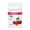 Vier vitamines Bariatrische Multivitamine Zachte Kauwen - Essentiële Vitaminen & Mineraal, Suiker & Glutenvrij - Gastric Bypass & Sleeve Gastrectomie Supplement - Cherry (60ct)
