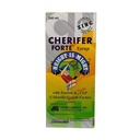 Cherifer Forte Syrup versterkt met zink met Taurine en Double Chlorella groeifactor + Zink Orange Smaak 240 ml