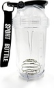 Blender Shaker Fles, 500ml/16oz, Vaatwasmachine Veilig, Shatterproof, Portable Pre Workout Wei Proteïne Drinkbeker, Mixes Cocktails Schudden, geschenken voor mannen vrouwen, witte olifant geschenken voor volwassenen