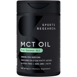 Sportonderzoek Keto MCT olie pillen van Kokosolie 