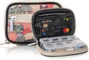 Make Easy Kit Pill Case - Weekly Medicine Organizer met verwijderbare zeven dagen vitamine en supplement doos - Premium Neopreen voor reistas accessoire (Desert Khaki)
