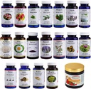 Hekma Center Supplementen pakket voor MS - 18 Geneeskrachtige Kruiden & Sidr honing met Royal Jelly - 100% Natuurlijke, Pure Biologische - Vegan - Supplementen voor M.S