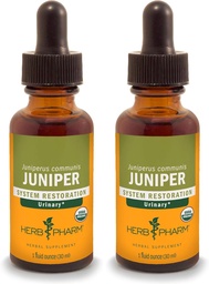 Herb Pharm Certified Organic Liquid Extract for Urinary System Support Juniper 1 Fl Oz (verpakking van 2)