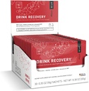 Drink Recovery Electrolytes Powder with Vitamins, Vegan Electrolyte Packets for Hydration & Liver Detox, Blackcurrant Flavor (30 Sachets)