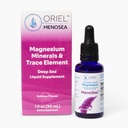 Oriel Liquid Magnesium Drops Menosea, Snelle Absorptie, Gratis Ion Magnesium, Mineralen en 78 Trace Elements, Ondersteunt Menopauze Wellness, Bevordert Balance, Well-Being, Ontspannen, 30ml, 30-Day Supply