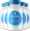GumAktiv Capsules Alle natuurlijke zorg voor tanden en gom, GumAktiv Pillen Dental & Gum Health Formula Extra sterkte, vitamine en mineralen Algemene Orale Bescherming Capsules, GumAktiv Beoordelingen (5 Pack)
