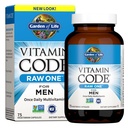 Garden of Life Vitamin Code Raw One for Men, Once Daily Multivitamin, 75 Capsules, One a Day Mens Vitamins Plus Fruit, Veggies & Probiotics for Mens Health, Vegetarian Multivitamins