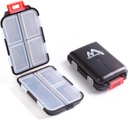 2PS Weekly pil Organizer kleine vouwvak 7 Dag BPA-vrije dagelijkse pil Container Opvouwbare reis pil geval met Lock Pill houder, Medicine Organisator voor Purse Pocket op te slaan vitamine Etc (zwart)