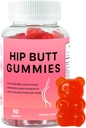 Hip Butt BBL Gummies voor kont snelle groei en verbetering, 60 Booty Gummies voor grotere kont snel, Booty Gummies voor gewicht Gainer voor vrouwen kont versterking