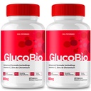 GlucoBio Capsules, Officiële GlucoBio Ondersteuning Supplement Pillen - Maximale sterkte Ingrediënten, GlucoBio Health & Wellness Capsules, Gluco Bio Capsules Beoordelingen (2 Pack)