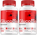 Gluco Bio gezonde vitamine Capsules, GlucoBio Advanced Supplement, Alle natuurlijke formule om gezond niveau te handhaven, maximale sterkte dagelijkse formule, Gluco Bio Pillen Reviews (2 Pack - 120 Capsules)