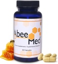 AbeeMed Bee Venom Capsules - Natural Apitoxine Supplement w/Manuka Honey - Ontsteking & Mobility Support, Joint & Muscle Discomfort - Ondersteuning verstuikingen, kneuzingen en strepen - 60 Tellen (30 Servers)