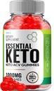 Essential Keto ACV Gummies - Advanced Formula Essential Keto + ACV Weight Management Gummies Apple Cider Vinegar Keto Essential ACV Gummies Dieetsupplement Beoordelingen Vitamine B12 B6 (60 Gummies)