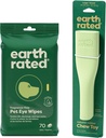 Aarde beoordeeld Clean & Calm Bundle - Inclusief 70 Fragrance-Free Pet Eye Wipes & 1 Large Enrichment Toy