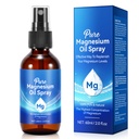Magnesium Oil Spray - Pure Magnesium - Spray Magnesium for Feet & Sleep (2.02 Fl Oz), Blue | Natural Formula, Magnesium Oil Body Care, Easy to Absorb and Soothe