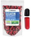 XPRS Nutra Formaat 4 Lege Capsules - 1000 Tel kleine lege Gelatine Capsules - Pillen DIY Capsule vullen - Vulbare Pure Bovine Pill Gel Caps voor Do-It-Yourself Supplementen (Zwart/Rood)
