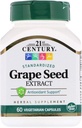 21e eeuw Grape Seed Extract, 60 Caps