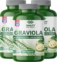 GRAVIOLA MAX - Pure Graviola Extract Supplement - Sousop (Annona Muricata) -Immune System Booster & Antioxidanten in elke capsule van Pure Graviola (3 Eenheden)