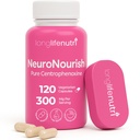 NeuroNourish (Centrophenoxine) 300mg - DMAE & pCPA, 120 Vegetarian Capsules, 4-maand supply, Natural Nootropic for Strenging Memory, Focus, & Cognitive Function, GMP Certified, Made in USA