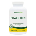 NaturesPlus Bron van Levenskracht Tiener - 180 Vegetarische tabletten - Tiener Multivitamine met Mineralen & Whole Foods for Mental Focus, Energy Booster - Glutenvrije - 90 porties