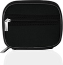 Serfeymi Weekly Travel Pill Organizer pil geval voor portemonnee met verwijderbare 7 dagen pil Box, Modieuze Travel Medicine Organizer pil container voor geneeskunde, vitamine, supplement - zwart 01