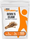BulkSupplements.com Devil's Claw Extract Powder - from Devil's Claw Root, Herbal Supplement - Vegan & Gluten Free, 1g per Serving, 1kg (2,2 lbs) (Pack of 1)