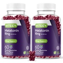 Viteey Melatonine Gummies 10mg - Slaap Gummies voor volwassenen Extra sterkte Melatonine - Veganistisch, GGO vrij, Glutenvrij - 120 Tel.