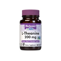 Bluebonnet Nutrition L-Theanine 200 mg, 30 Tel.