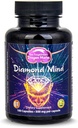 Op drakenkruiden gebaseerd supplement voor geheugen- en concentratieondersteuning, Vegan Adaptogene formule met Ginkgo, Schizandra & Eleuthero - Diamond Mind 100 capsules