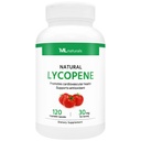 ML Naturals Natural Lycopeen 30 mg 120 plantaardige capsules. Antioxidant & Immuun Support, Cardiovasculair Health & Prostate Health, NSF-gecertificeerd & cGMP-compliant, derde-partij lab getest