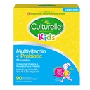 Culturelle Kids Complete Kauwbare Multivitamine + Probiotica voor kinderen, leeftijden 3+, 90 Tellen, Digestieve Gezondheid, Orale Gezondheid & Immuun Ondersteuning - Met 11 Vitaminen & Mineraal, inclusief Vitamine C, D3 & Zink