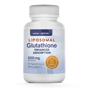 Liposomale Glutathion Non-GMO, Glutenvrij 500 mg supplement - Kan Immuun ondersteuning, lever detox, hersenen gezondheid en gezondheid van het hart - 60 Glutathion Capsules