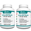 Hybride Nutraceuticals Bovine Colostrum Supplement - Muscle Building - Immune Support - Krachtige spijsvertering - Lactoferrin Supplement (240 Colostrum Capsules - 500mg - 30% IgG) (2)