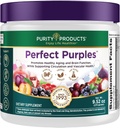 Purity Products Perfect Purples Powder Phytonutrient Rich, Healthy Aging Super Formula - Ondersteuning Totaal Lichaamsgezondheid - Hoge ORAC Power - P40p Granaatappelextract met 40% Punicosiden - 30 dagen