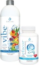Eniva Vibe Fruit & Veggie Full Spectrum Daily Liquid Multi Vitamine Minerals and Omega 3s Combo Pack