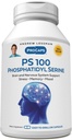 ANDREW LESSMAN PS 100 Fosfatidyl Serine - 240 Capsules - Ondersteunt hersenen en zenuwstelsel, geheugen, cognitieve functie. Essentieel voor Neurotransmitter Productie en Release. Geen additieven