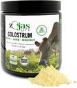 Colostrum Supplement, 100% gras Fed, van biologische boerderijen, Colostrum poeder voor immuniteit, Gut Health, Wellness - Gemaakt met regeneratieve landbouwpraktijken, 30 dagen levering, ongearomatiseerd