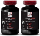 Ornithine alfa-ketoglutaraat OKG - NITRIC OXIDE BOOSTER - L-glutamine poeder, Oefening uithoudingsvermogen, Nitric oxide poeder, Gym supplement, Energie supplement, Oefenkracht 2 Fles 180 tabletten