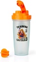 Dragon Ball Z Super Saiyan Goku Gym Shaker Bottle -20-ounce BPA-Free Plastic Blender Bottle with Whisk Ball - Proteïne Shake, Maaltijd Vervanging, Smoothie Mixer - Gym Workout Accessoires - Ideale DBZ Giften