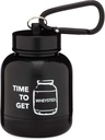 ONMYWHEY - Proteïnepoeder en supplement Funnel Keychain, Portable To-Go Container voor de sportschool, trainingen, fitness, & Travel - TSA goedgekeurd, tijd om te krijgen Wheysted