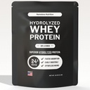 Gehydrolyseerd Wei Proteïne Poeder - Ongearomatiseerde Wei Proteïne Concentraat Hydroslaat, Plain Proteïne Poeder - Glutenvrij, 24g Proteïne per Server, 1 lb (Pack of 1)